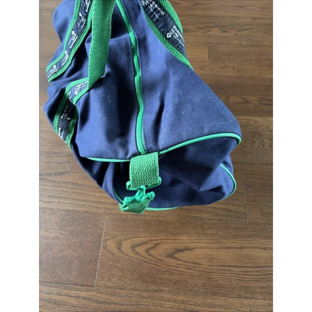 New York Mercantile Exchange 125 Years Vtg Duffle Gym Bag Advertising Blue
